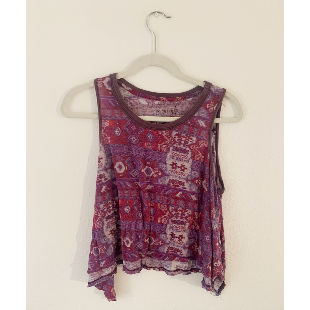 Free People Printed Swing Tank